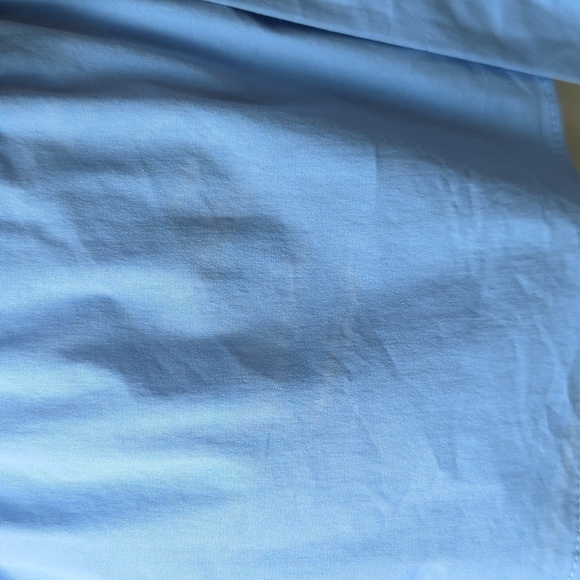 Milly Vivian Stretch Poplin Ruffle Sleeve Peplum Top Blue S cottagecore summer - Picture 11 of 13